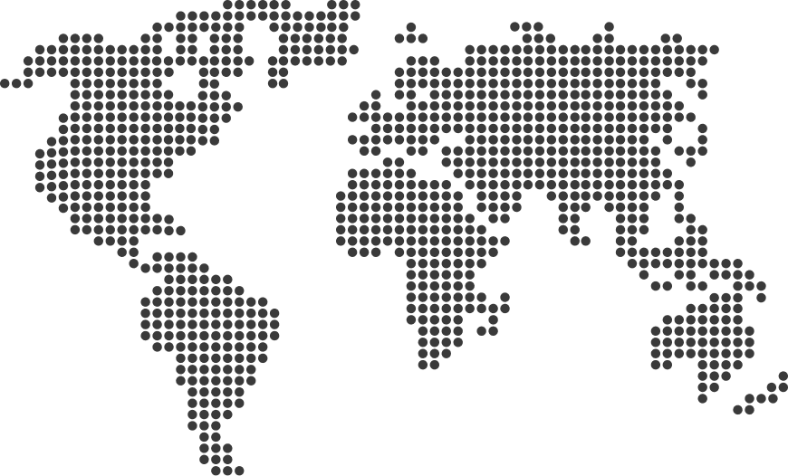 World map with logistics routes